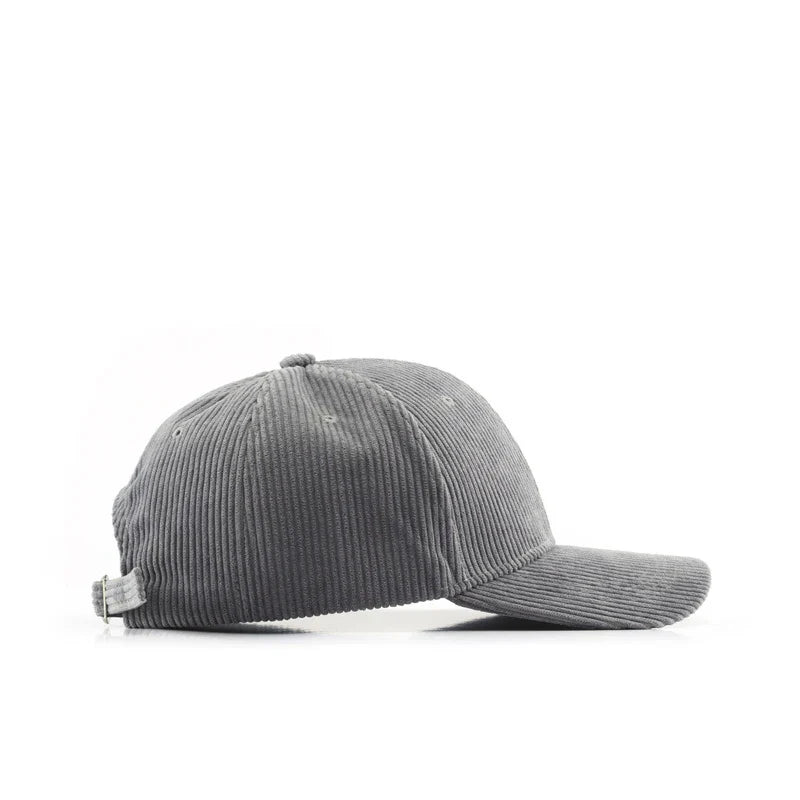 Daniel Adjustable Baseball Cap | Ribbed Solid Color Baseball Cap