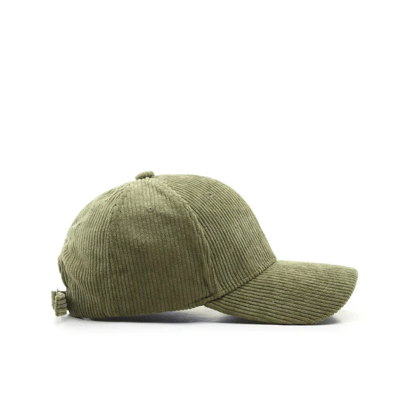 Daniel Adjustable Baseball Cap | Ribbed Solid Color Baseball Cap