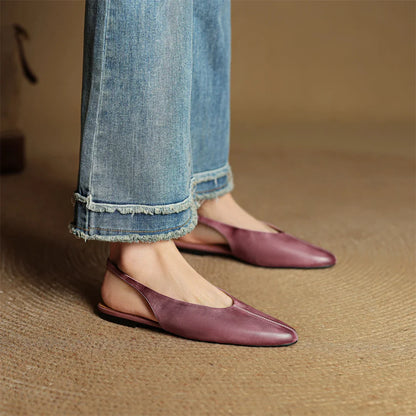Ilaria Pointed Toe Slingback Flats | Slingback Flats