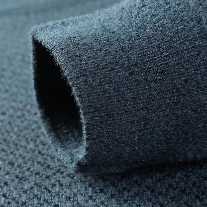 James Waffle Knit Sweater | Crewneck, Ribbed Cuffs & Hem Sweater