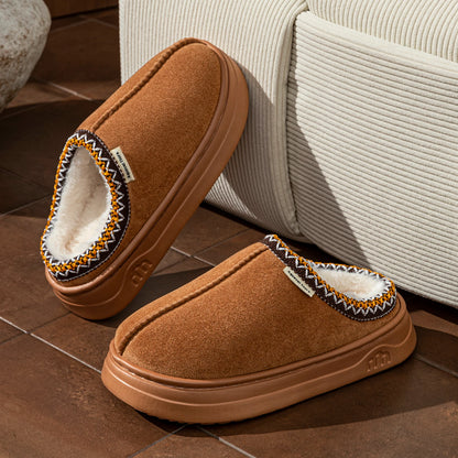 Emma Fleece Orthopedic Slip-On Slippers | Plush Lining Slippers
