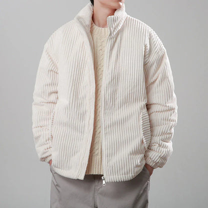 Henry Oversized Puffer Jacket | Stand Collar Puffer Jacket