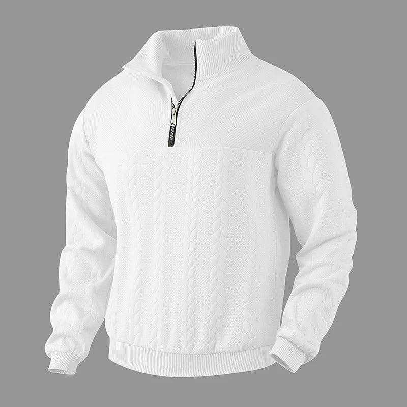 Alexander Relaxed Fit Quarter-Zip Sweater | Quarter-Zip Sweater