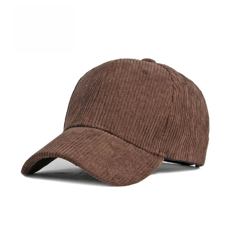 Daniel Adjustable Baseball Cap | Ribbed Solid Color Baseball Cap