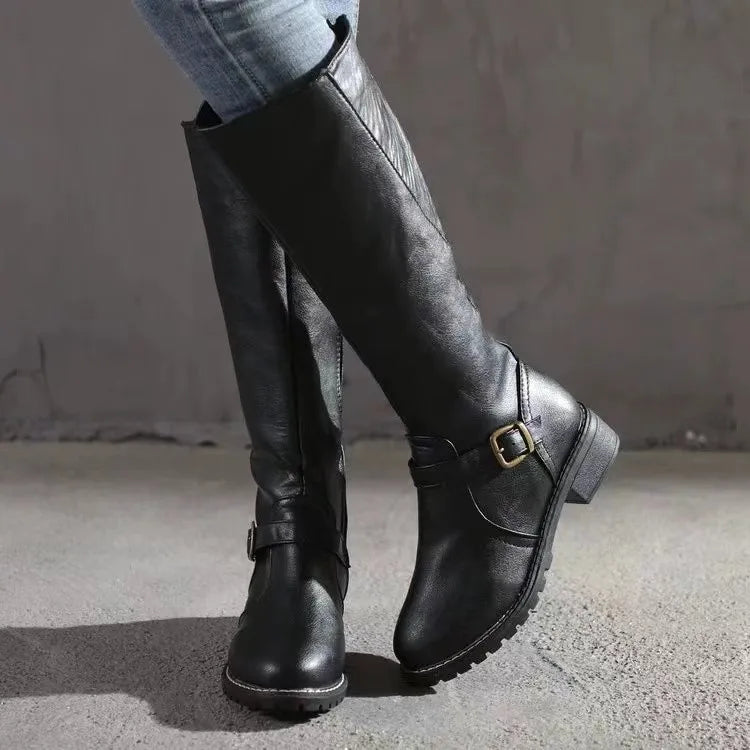 Teresa Leather Knee-High Boots | Knee-High Boots