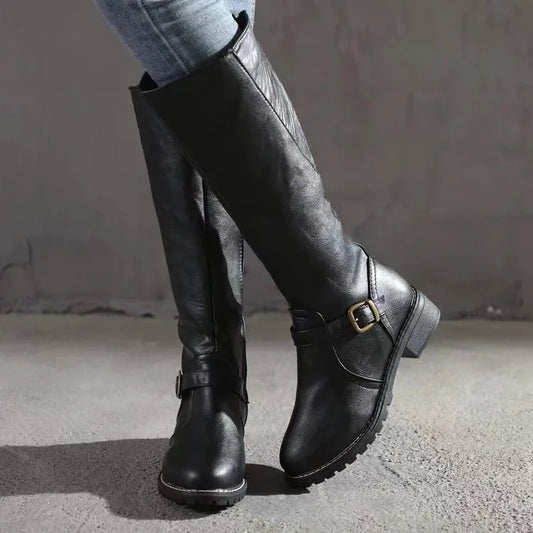 Teresa Leather Knee-High Boots | Knee-High Boots
