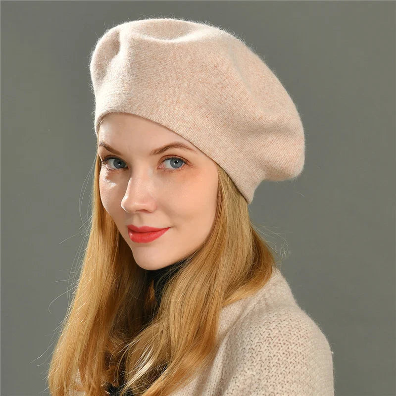 Sophia Slouchy Beret | Solid Classic Style Beret