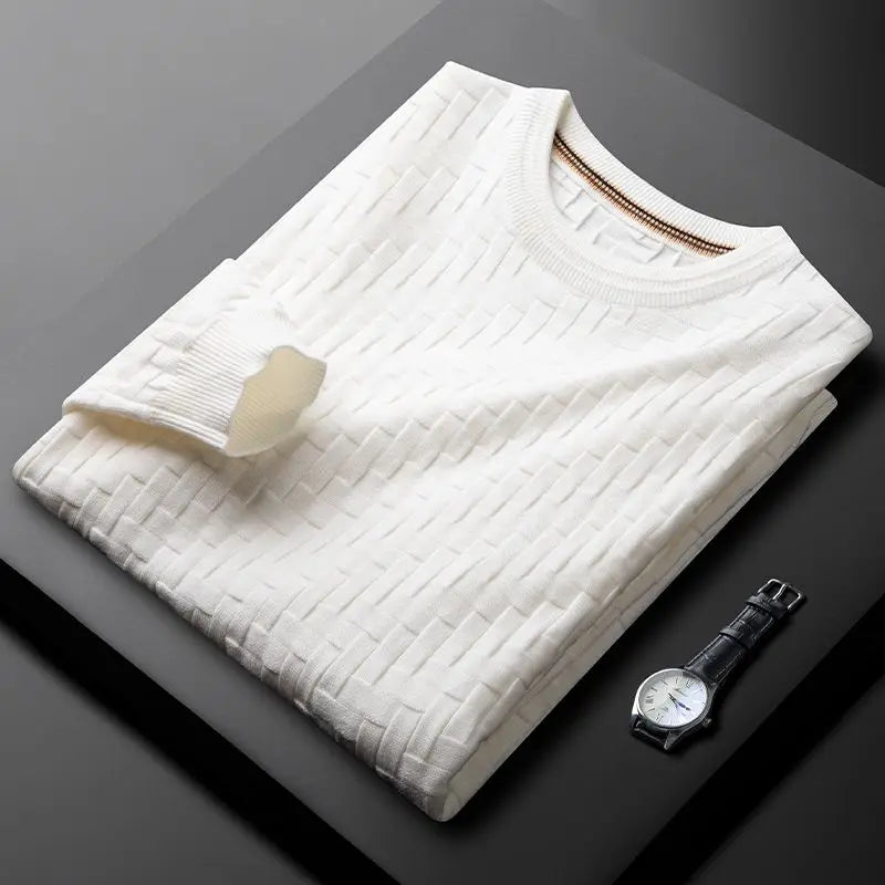 Alexander Regular Fit Pullover Sweater | Textured Sweater