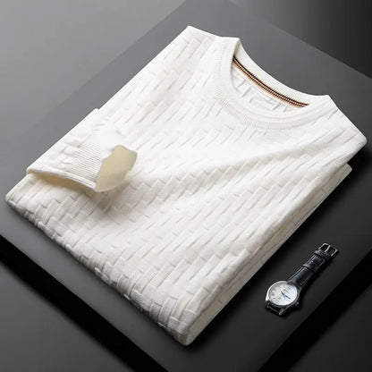 Alexander Regular Fit Pullover Sweater | Textured Sweater