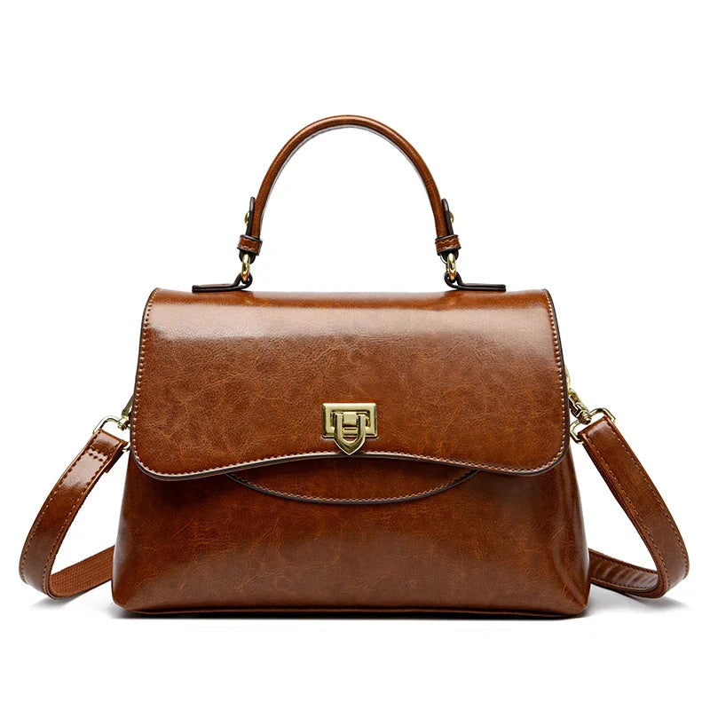 Sienna Structured Shoulder Bag | Top Handle Shoulder Bag