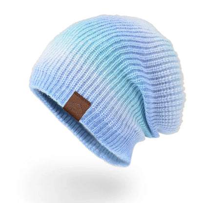 Sienna Relaxed Fit Beanie Hat | Ombré, Ribbed Beanie Hat