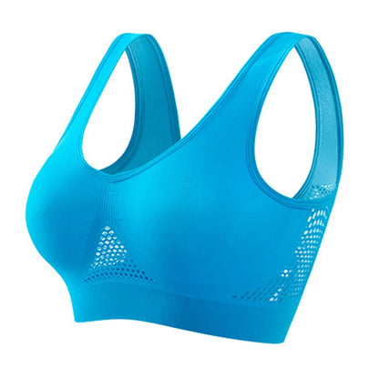 Women's sports bra – high support – racerback – breathable stretch fabric