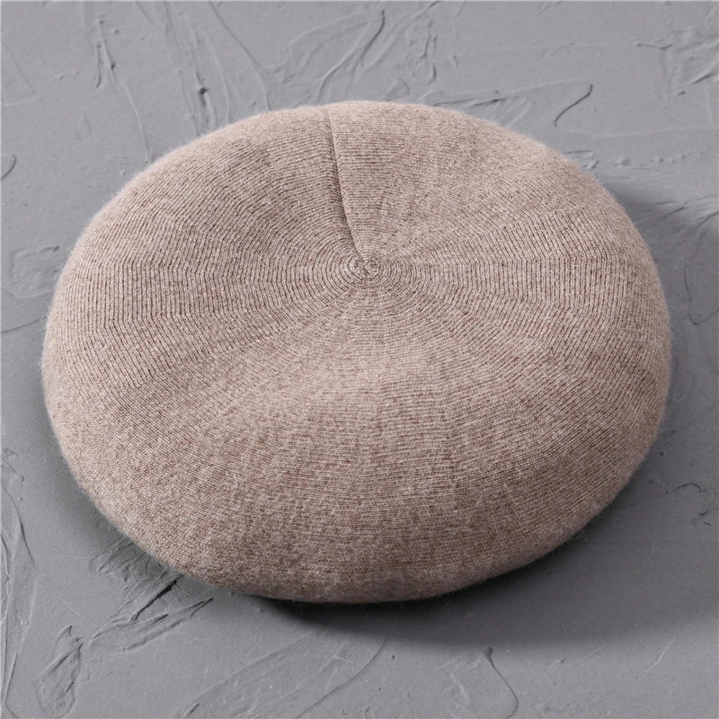Sophia Slouchy Beret | Solid Classic Style Beret