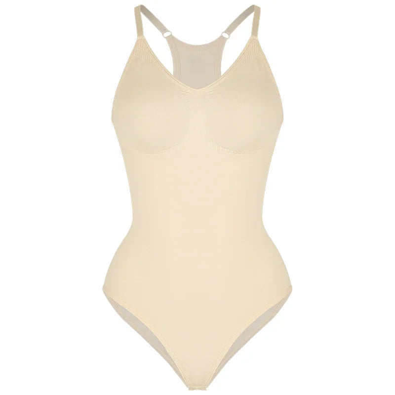 Women's bodysuit – Seamless sculpting – Tummy control – Shaping racerback