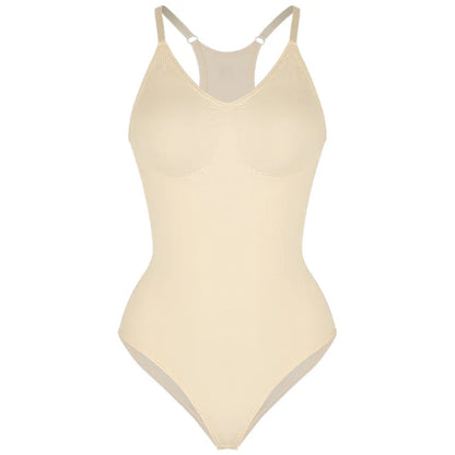 Women's bodysuit – Seamless sculpting – Tummy control – Shaping racerback