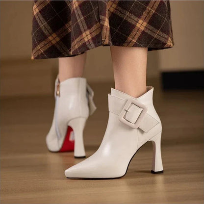 Sophie High Heel Ankle Boots | Pointed Toe Ankle Boots