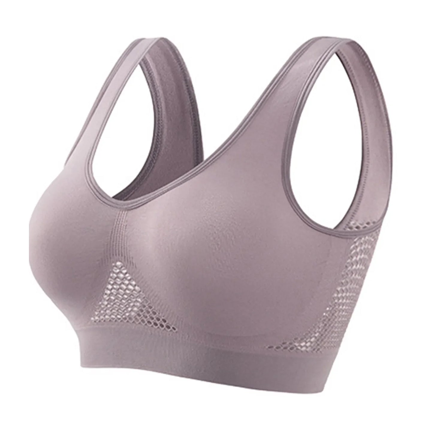 Women's sports bra – high support – racerback – breathable stretch fabric