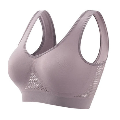 Women's sports bra – high support – racerback – breathable stretch fabric