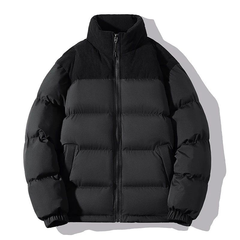 William Relaxed Fit Puffer Jacket | Color Block Jacket