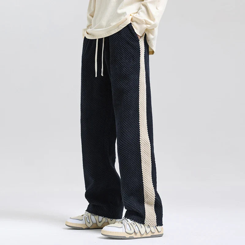 Teddy Relaxed Fit Trousers | Drawstring Waist Trousers