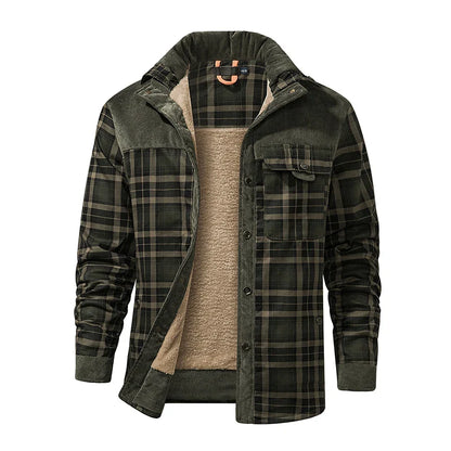 Jaxon Fleece Relaxed Fit Shirt Jacket | Plaid Shirt Jacket