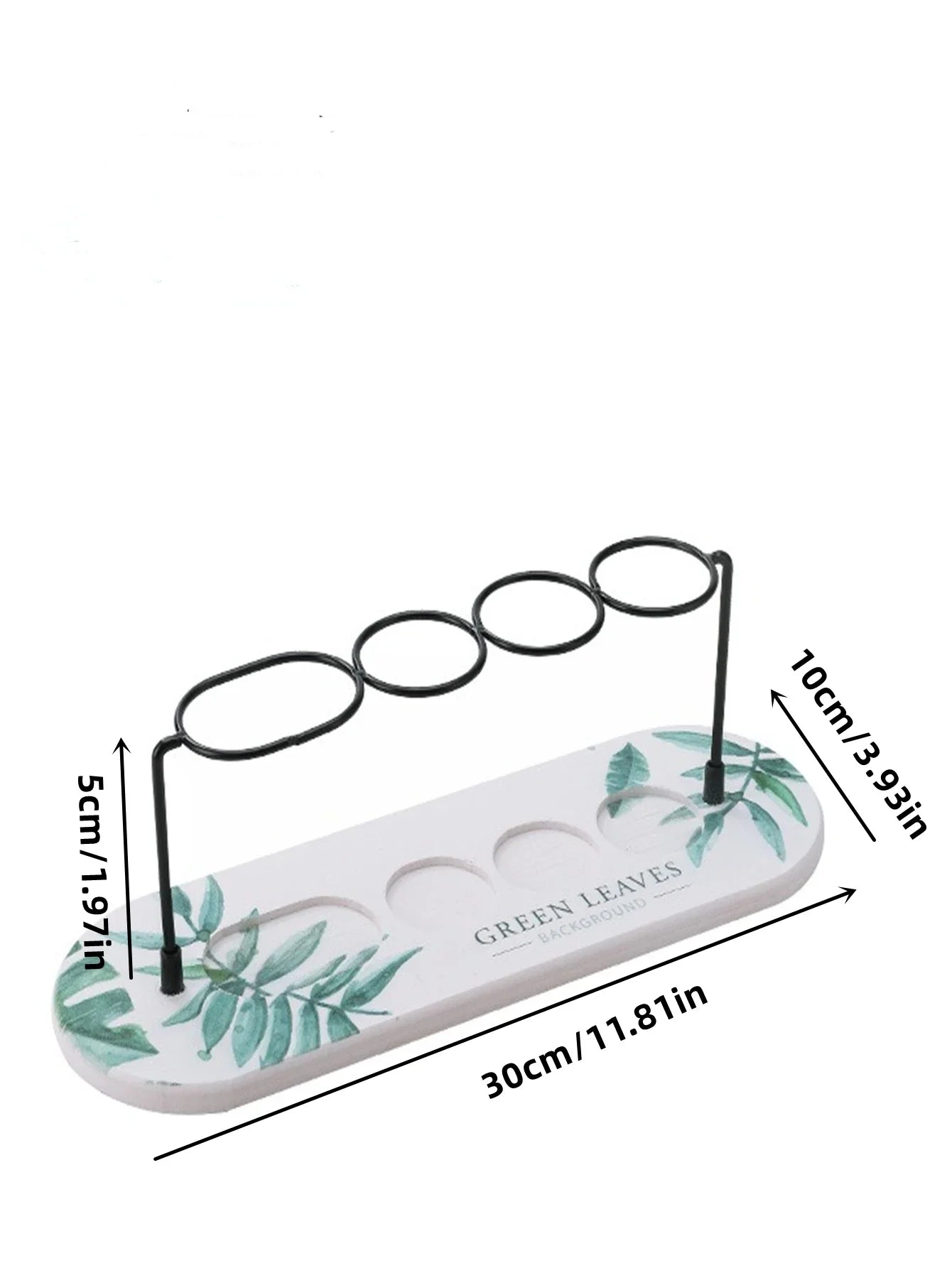 Minimalist Marble-Like Toothbrush Holder With Metal Coils