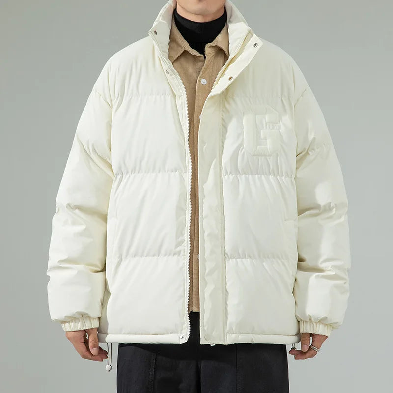 Archie Oversized Puffer Jacket | Stand Collar Puffer Jacket
