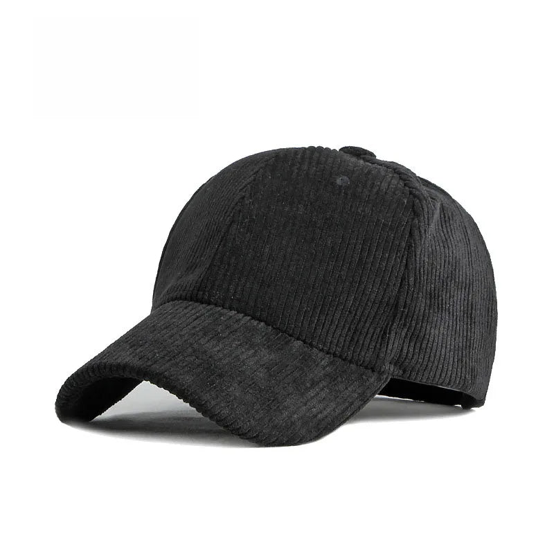 Daniel Adjustable Baseball Cap | Ribbed Solid Color Baseball Cap