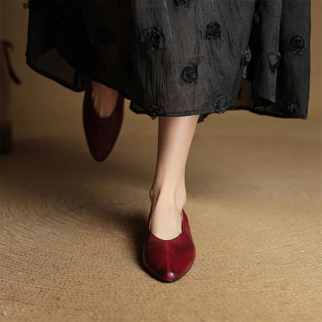 Ilaria Pointed Toe Slingback Flats | Slingback Flats