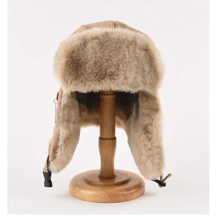 Joshua Fleece Ear Flap Trapper Hat | Fur Trim Trapper Hat