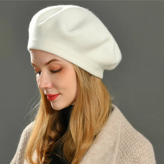 Sophia Slouchy Beret | Solid Classic Style Beret