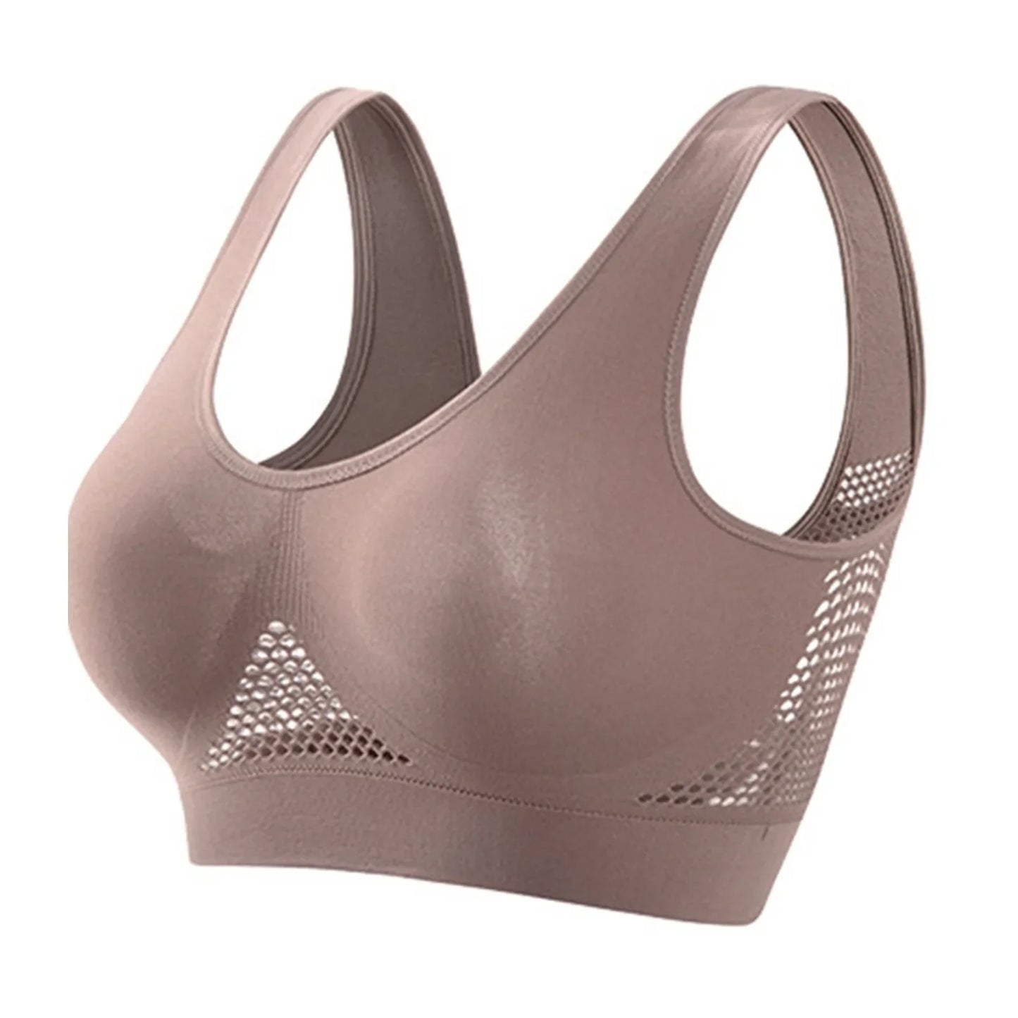 Women's sports bra – high support – racerback – breathable stretch fabric