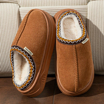 Emma Fleece Orthopedic Slip-On Slippers | Plush Lining Slippers