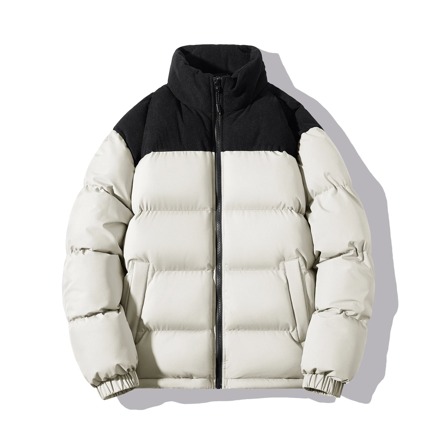 William Relaxed Fit Puffer Jacket | Color Block Jacket