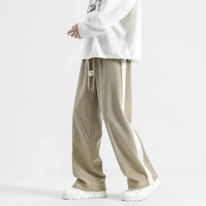 Logan Relaxed Fit Sweatpants | Side Stripe Sweatpants