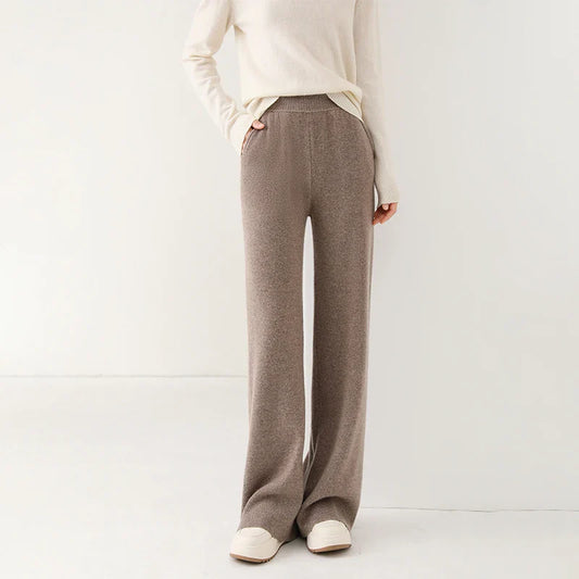 Beatrice Relaxed Fit Wide Leg Pants | Elastic Waist Pants