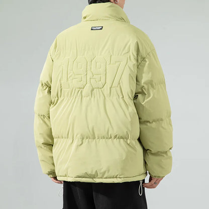 Archie Oversized Puffer Jacket | Stand Collar Puffer Jacket