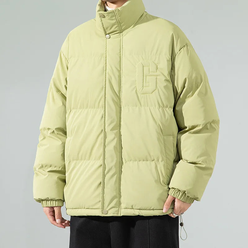 Archie Oversized Puffer Jacket | Stand Collar Puffer Jacket