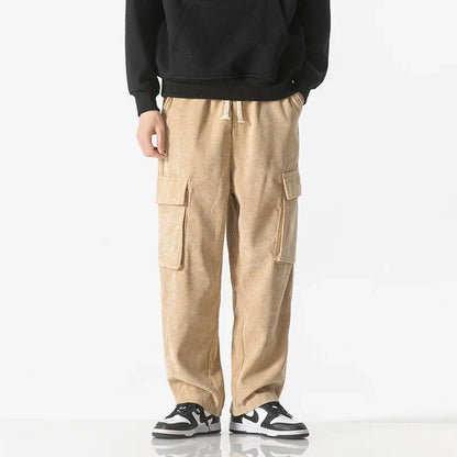 Liam Cargo Sweatpants | Relaxed Fit Corduroy Streetwear Pants