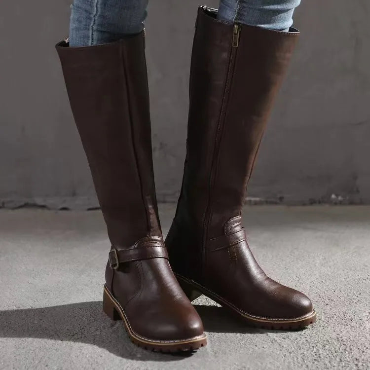 Teresa Leather Knee-High Boots | Knee-High Boots