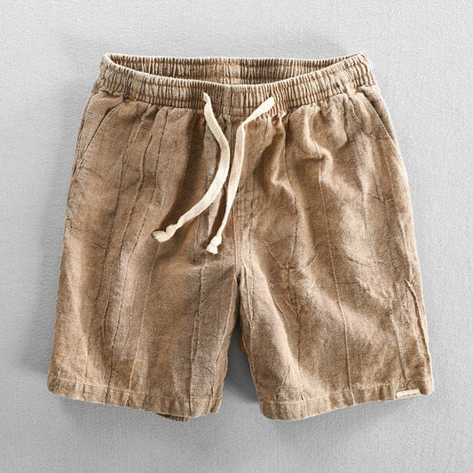 Men's shorts – Relaxed fit – Breathable fabric – Elastic waistband with drawstring