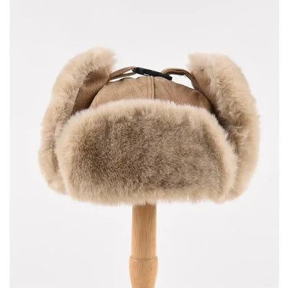 Joshua Fleece Ear Flap Trapper Hat | Fur Trim Trapper Hat