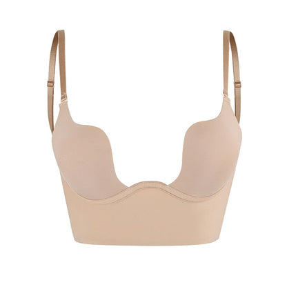 Soutien-gorge dos nu femme – Armature galbante – Bretelles réglables invisibles – Tissu respirant sans coutures