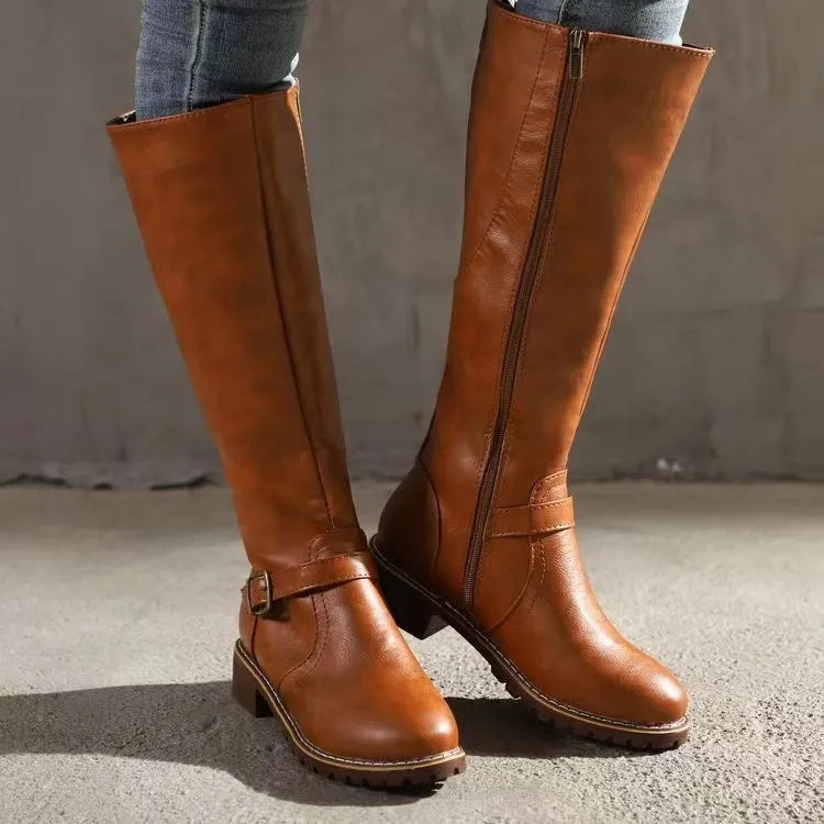 Teresa Leather Knee-High Boots | Knee-High Boots
