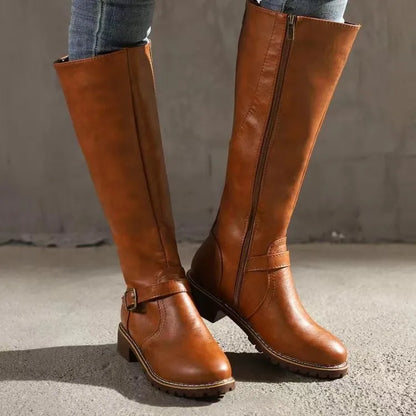 Teresa Leather Knee-High Boots | Knee-High Boots