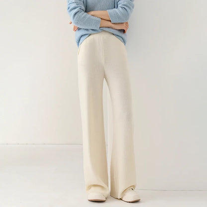 Beatrice Relaxed Fit Wide Leg Pants | Elastic Waist Pants