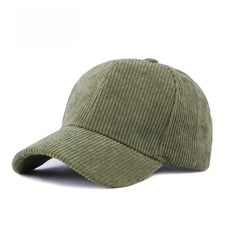 Daniel Adjustable Baseball Cap | Ribbed Solid Color Baseball Cap