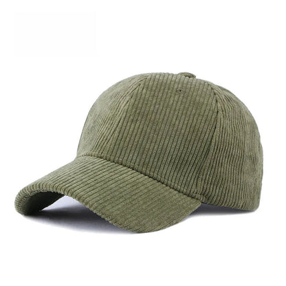 Daniel Adjustable Baseball Cap | Ribbed Solid Color Baseball Cap