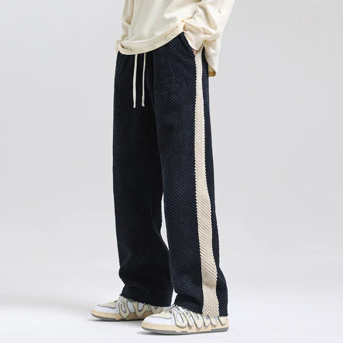 Teddy Relaxed Fit Trousers | Drawstring Waist Trousers