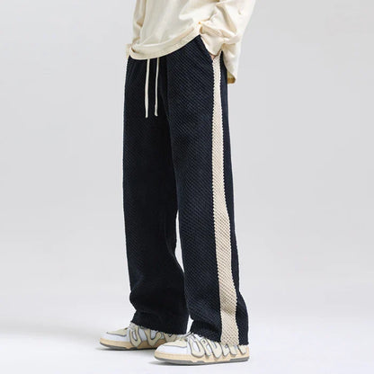 Teddy Relaxed Fit Trousers | Drawstring Waist Trousers